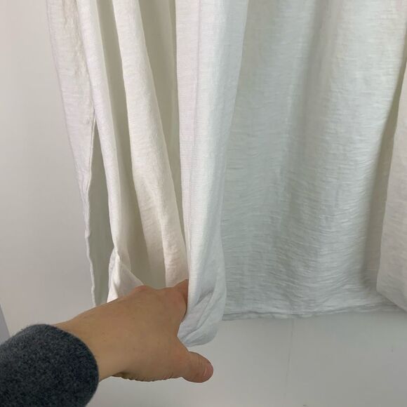 Lilly Pulitzer women’s white Leslie open Drapey cardigan pockets size small - Picture 2 of 6